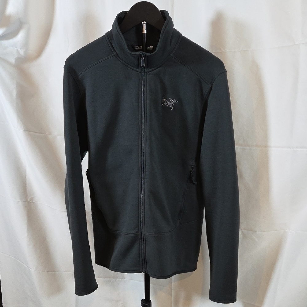 Dark Teal Arc'teryx Kyanite Zip-Up Jacket